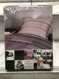 Parure De Lit 4 Pièces 100% Percale De Coton