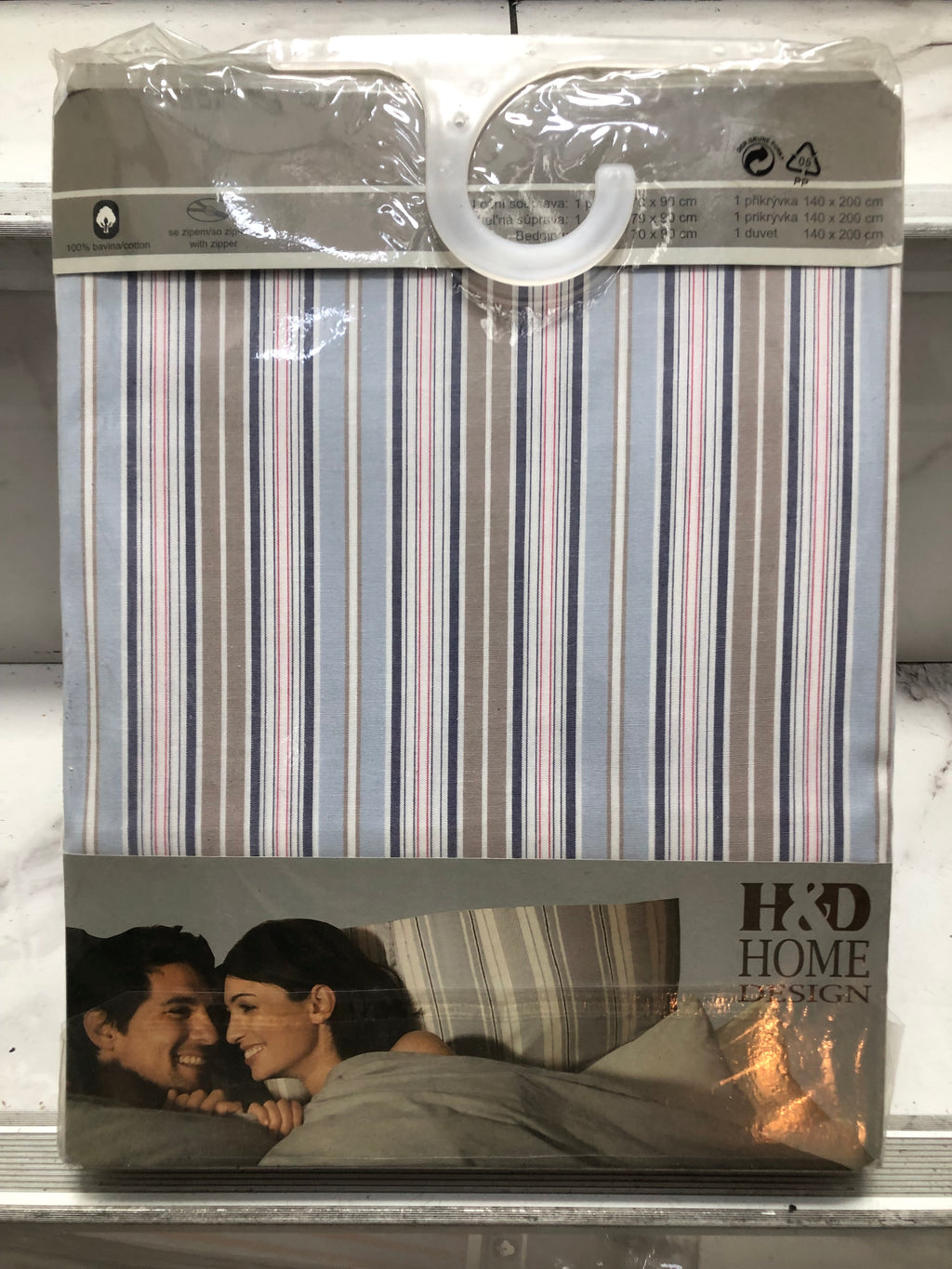 Parure De Lit 4 Pièces 100% percale De Coton